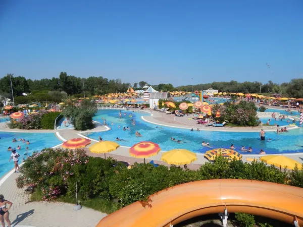 Poolanlage auf dem Roan Campingplatz Pra'delle Torri.