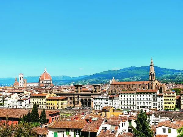 Stadt Siena in der Nähe von Roan camping hu Montescudaio village.