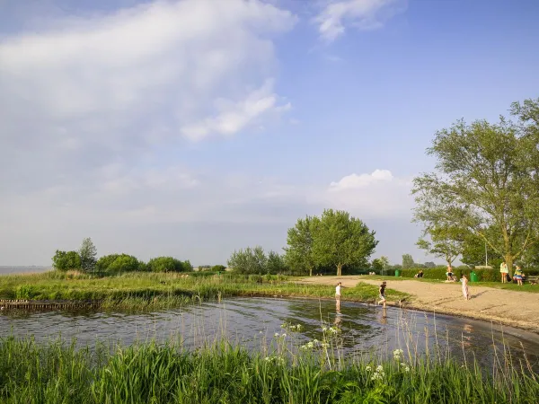 Der Slotermeer-See auf dem Roan Camping Marvilla Parks Friese Meren.