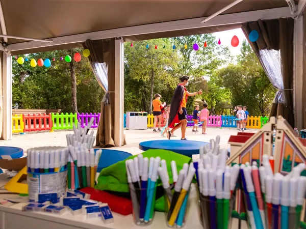 Der Miniclub von Roan camping hu Montescudaio village.