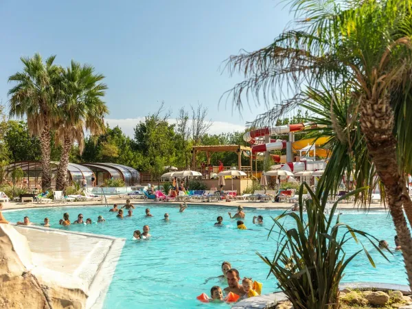 Freibad auf dem Campingplatz Roan La Chapelle.