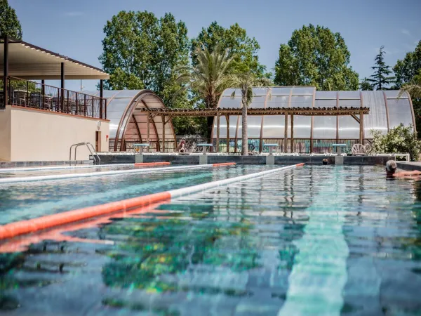 Schwimmbad auf dem Campingplatz Roan La Sardane.