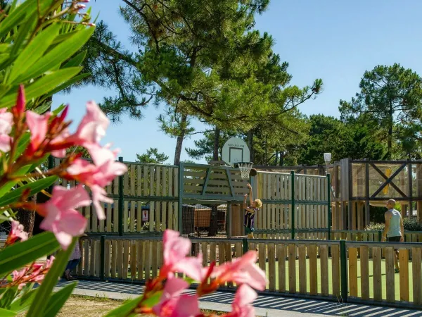 Multisportbereich auf dem Campingplatz Roan Atlantic Club Montalivet.