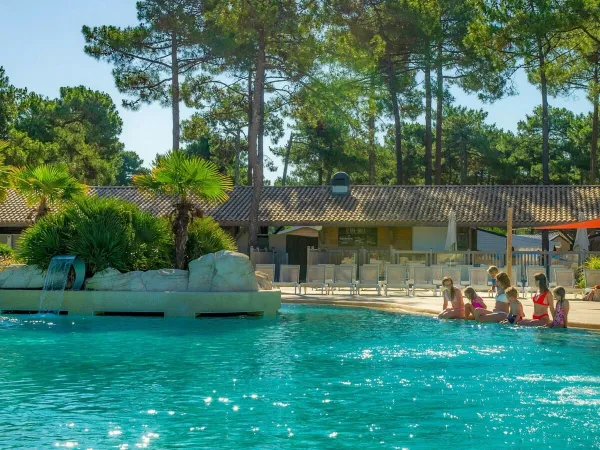 Freibad auf dem Campingplatz Roan Atlantic Club Montalivet.