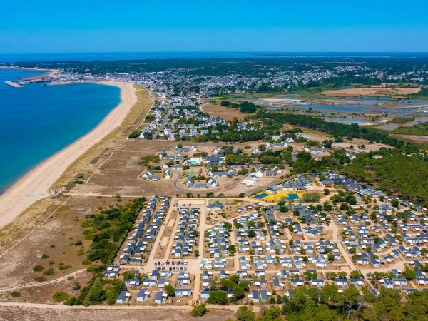 Übersicht über den Campingplatz Roan Les Chardons Bleus de la Turballe.