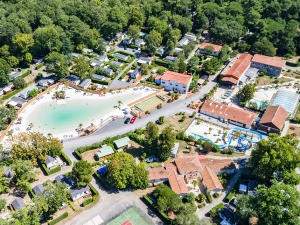 Übersicht über den Campingplatz Roan La Clairière