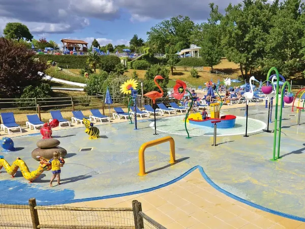 Der Wasserpark auf dem Campingplatz Roan Saint Avit Loisirs