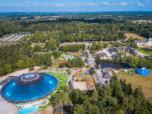 Übersicht Roan camping Le Domaine des Ormes.