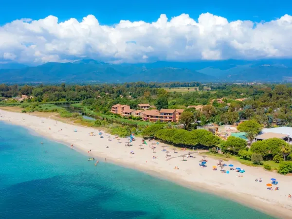 Der Roan-Campingplatz Arinella Bianca liegt an einem wunderschönen Sandstrand.