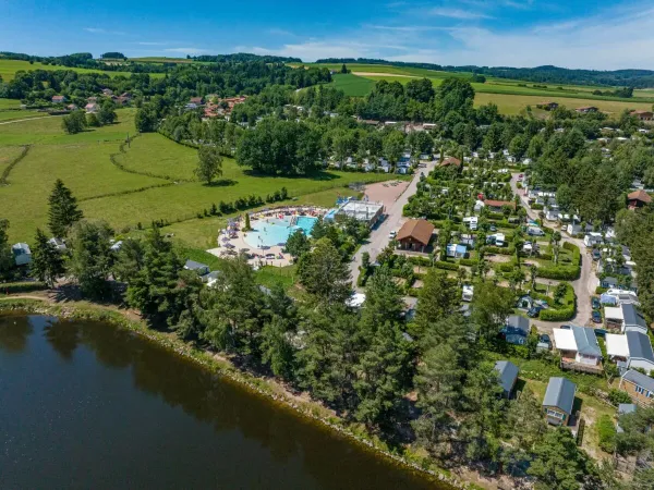 Übersicht über den Campingplatz Roan Domaine des Bans.