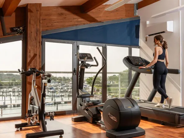 Training auf dem Roan-Campingplatz Tenuta Primero.