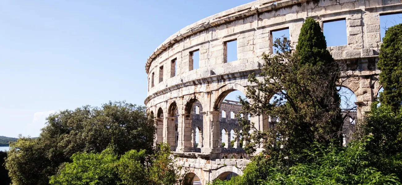 Pula in Kroatien.