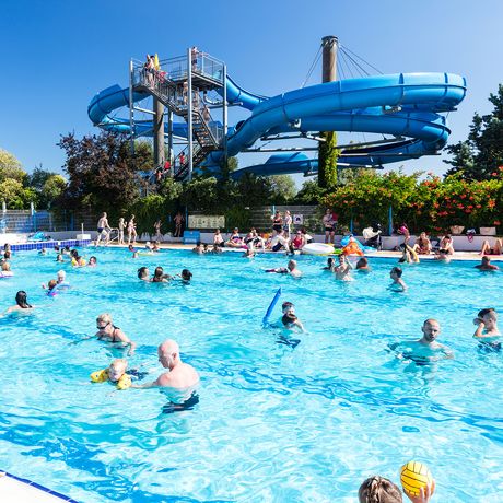 Campingplatz am Mittelmeer in Frankreich